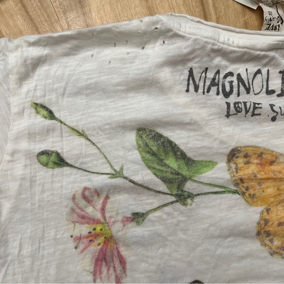NWT MAGNOLIA PEARL Profound Responsibility Butterfly T Tee Shirt NEVER Worn OS - Picture 9 of 13